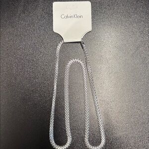 Calvin Klein Elegant Silver Chain Necklace